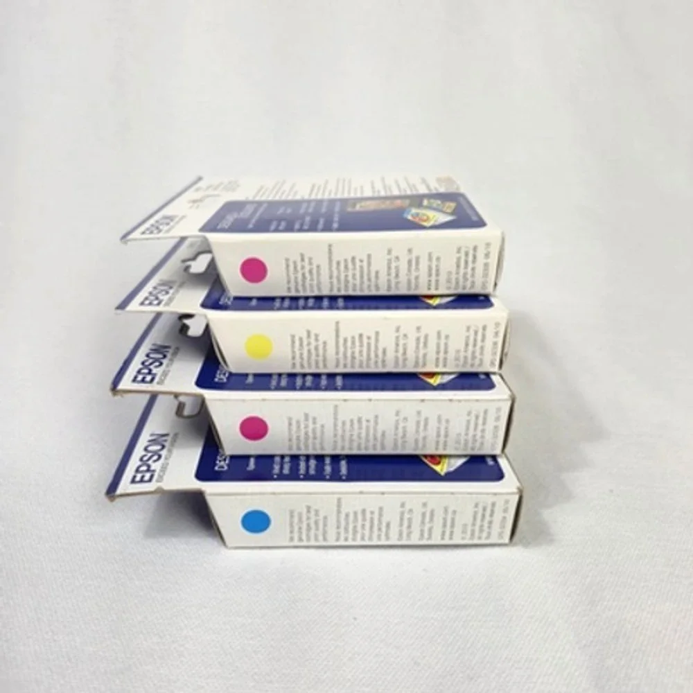 Epson 48 Ink New 4 Pack T048420 T048220 T048320 1 Cyan 1 Yellow 2 Magenta READ
